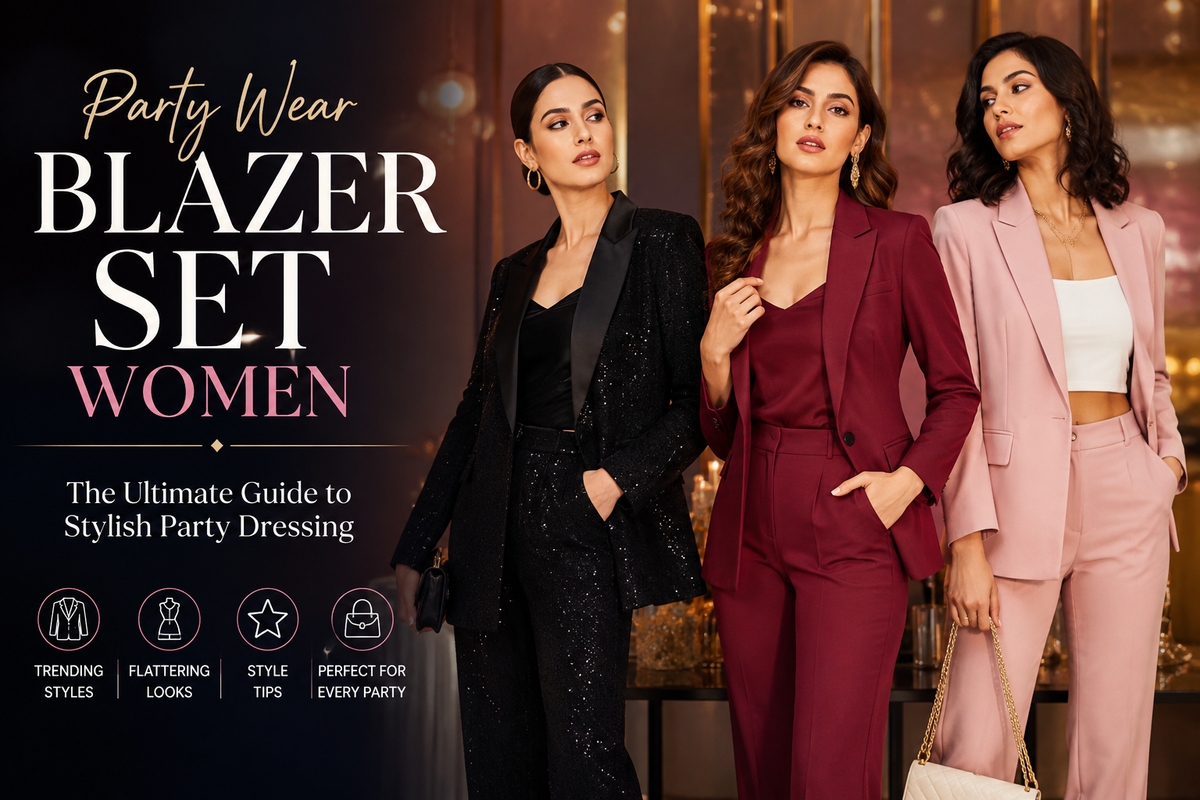 Party Wear Blazer Set Women: The Ultimate Guide to Stylish Party Dressing