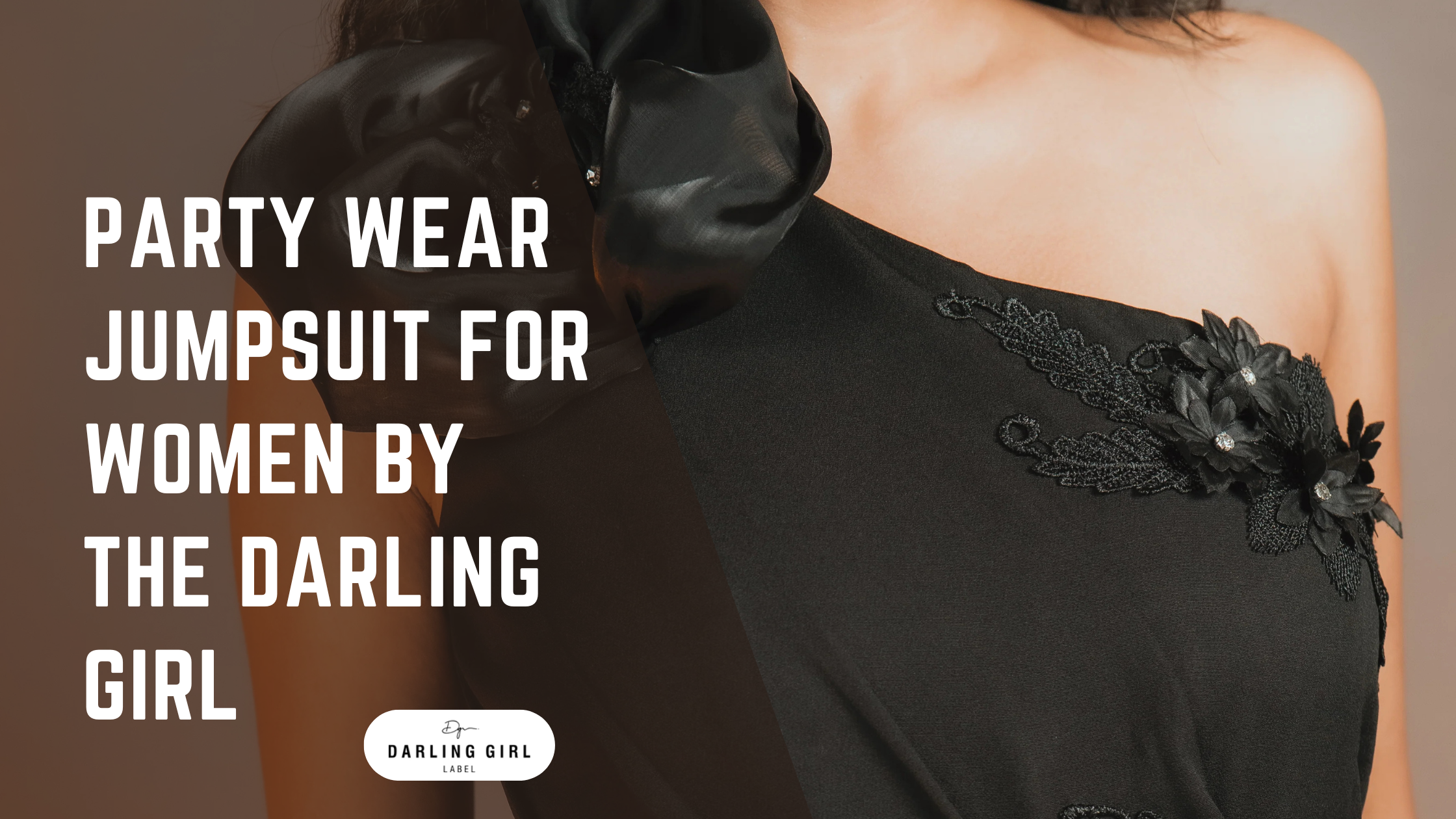 Party Wear Jumpsuit for Women  by The Darling Girl