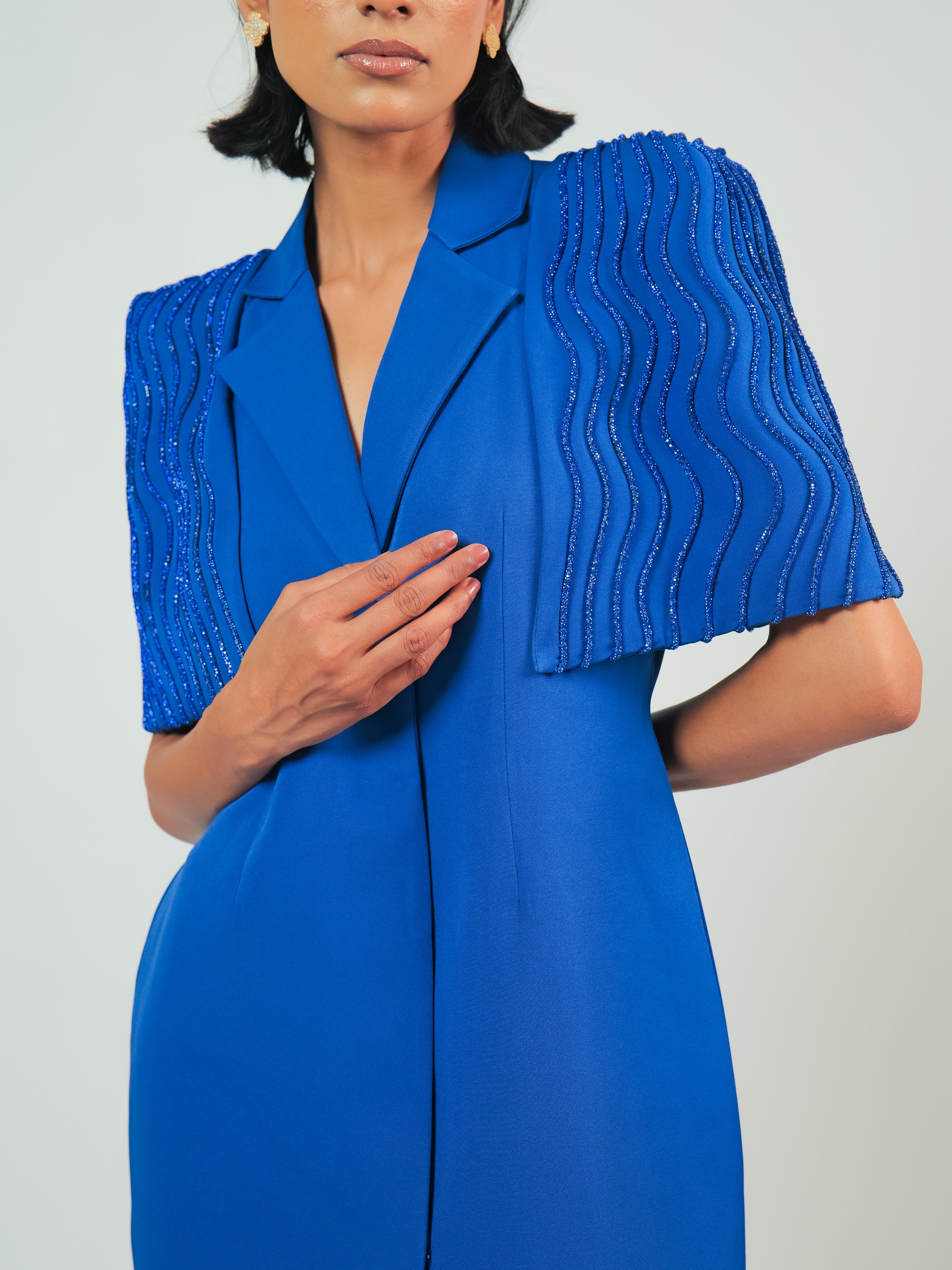 Cobalt Lining Dress