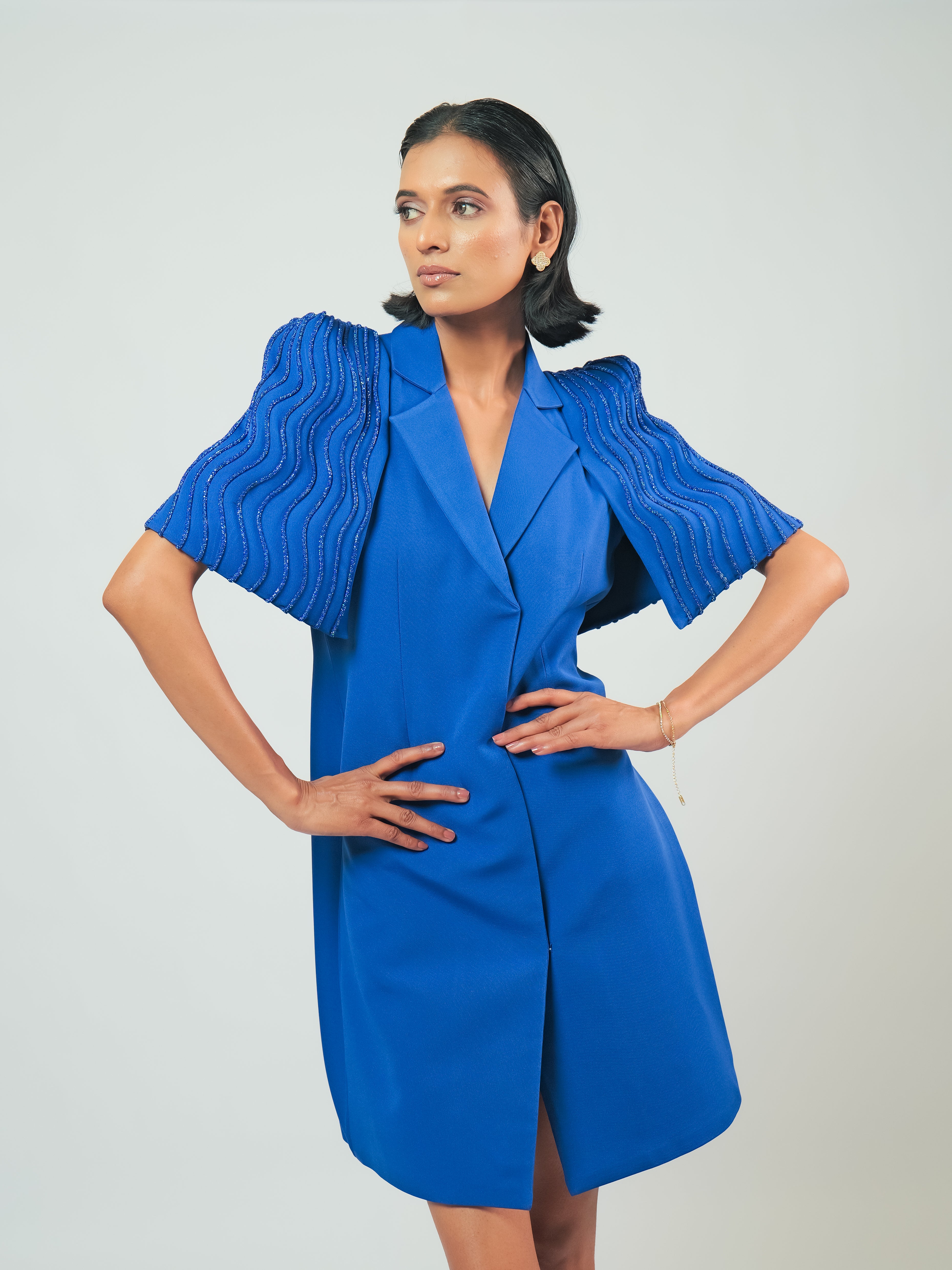 Cobalt Lining Dress