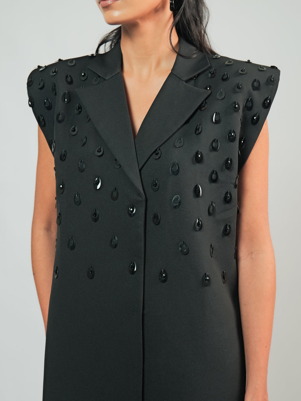 Neo Dress - contemporary crystal embellished occasion dress by The Darling Girl