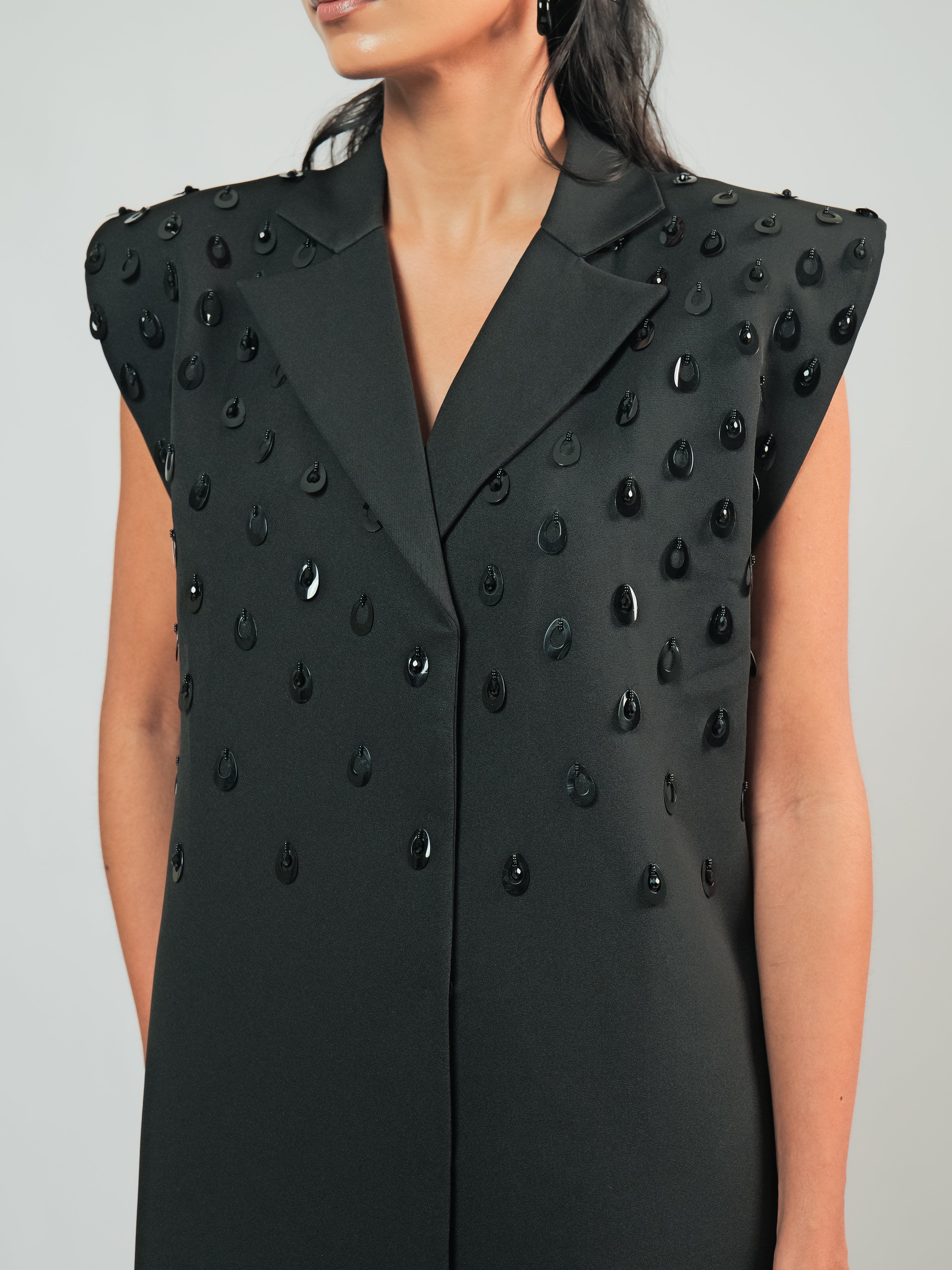 Neo Dress - contemporary crystal embellished occasion dress by The Darling Girl