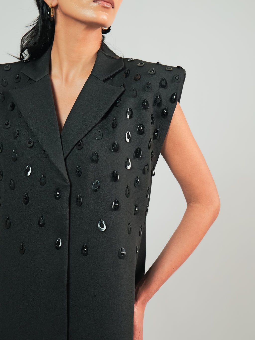 Neo Dress - contemporary crystal embellished occasion dress by The Darling Girl