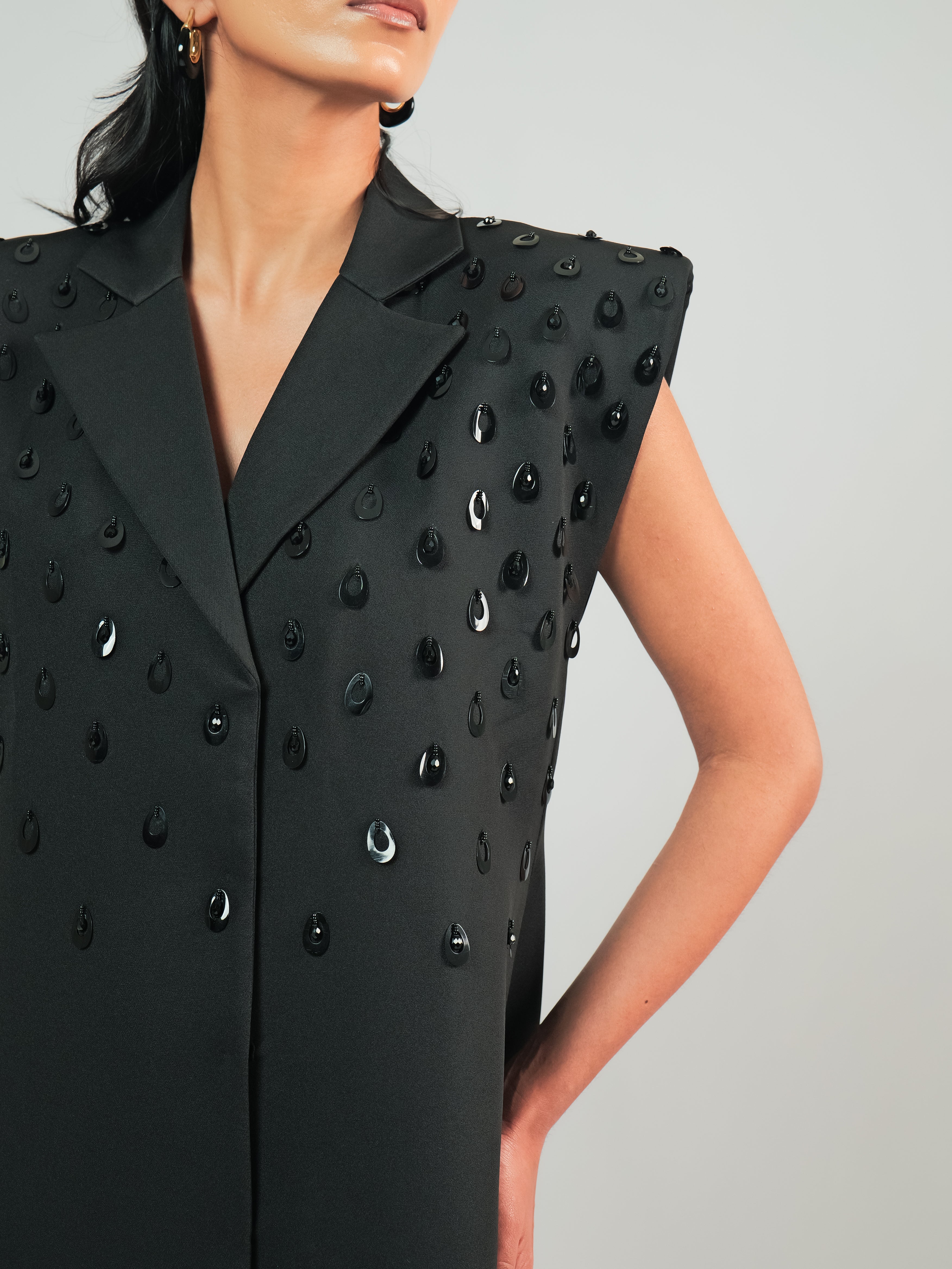Neo Dress - contemporary crystal embellished occasion dress by The Darling Girl