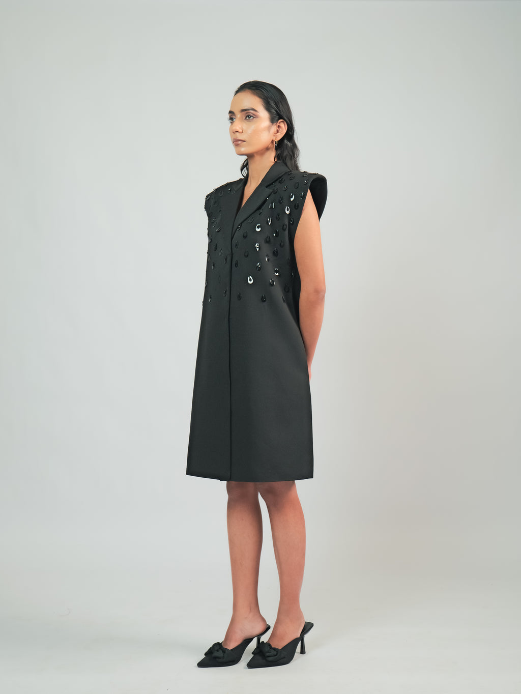 Neo Dress - contemporary crystal embellished occasion dress by Darling Girl