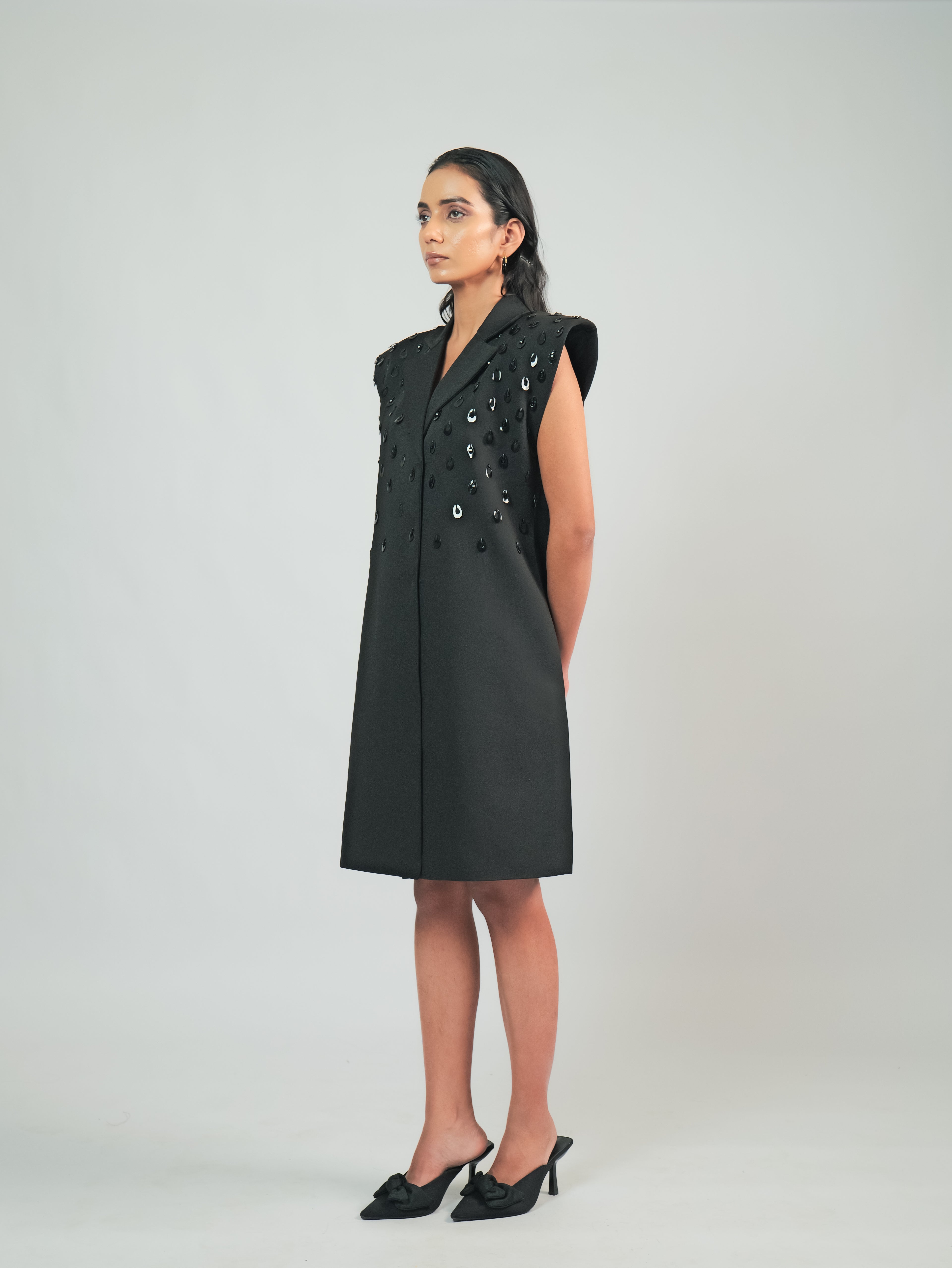 Neo Dress - contemporary crystal embellished occasion dress by Darling Girl