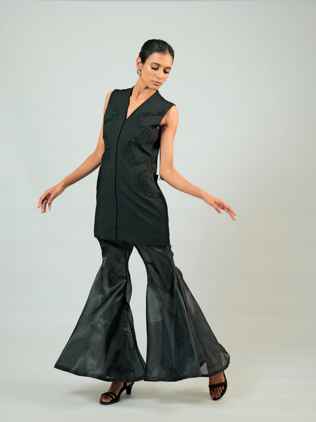 Oliver Jacket Dress with Wave Pant
