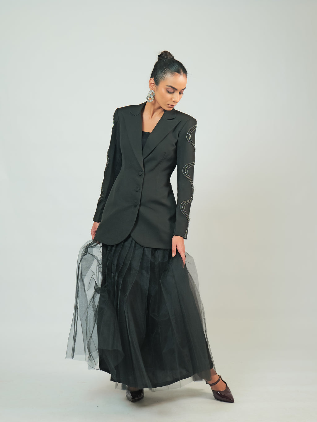 Sophia Blazer Skirt Set