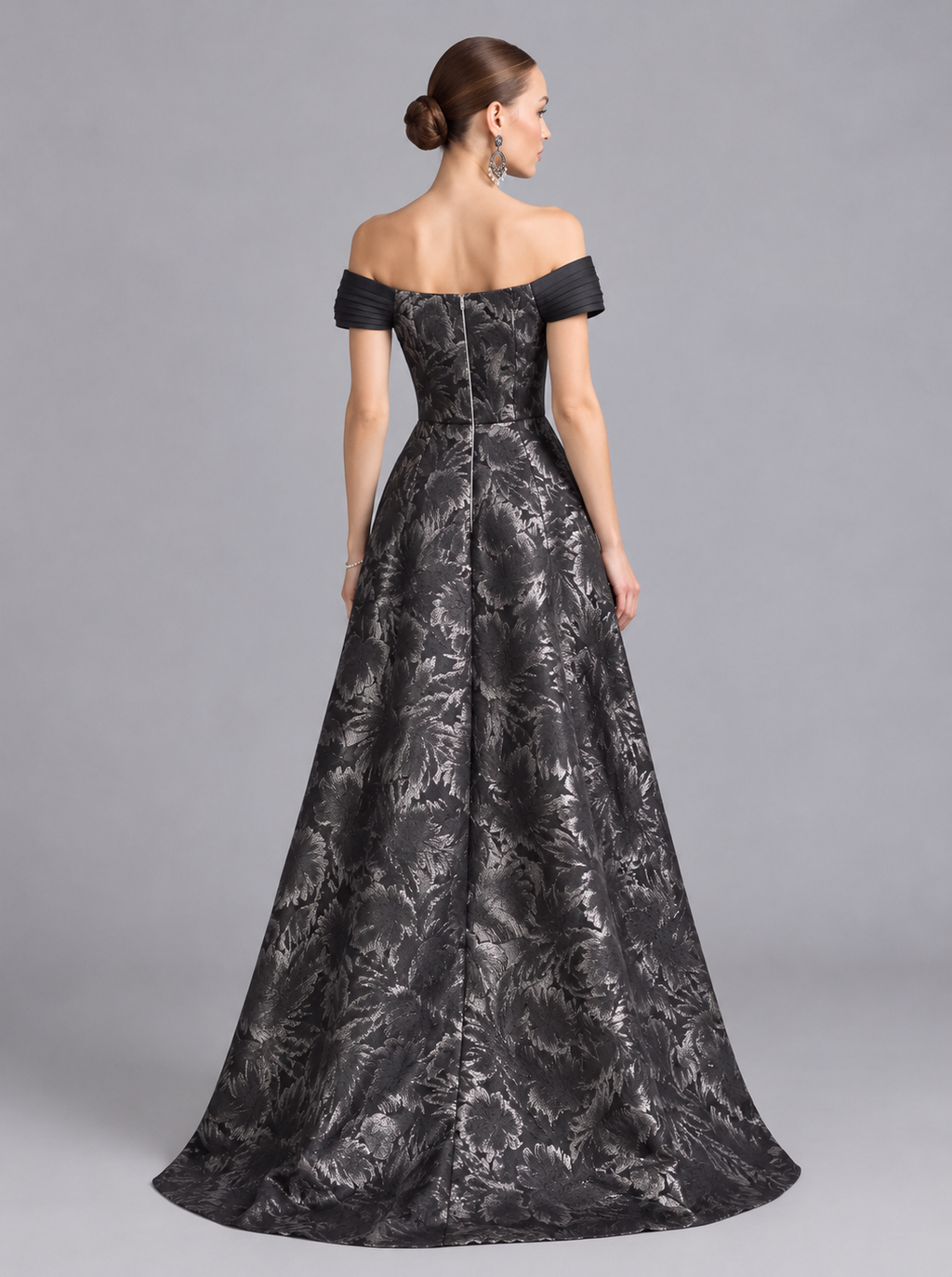 Silver Petal Gown