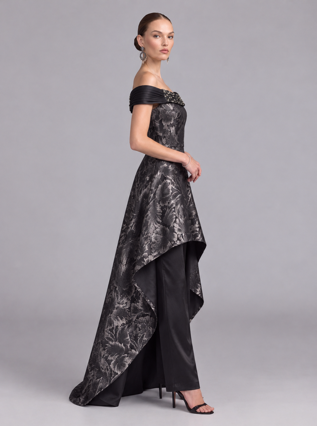 Silver Petal Gown