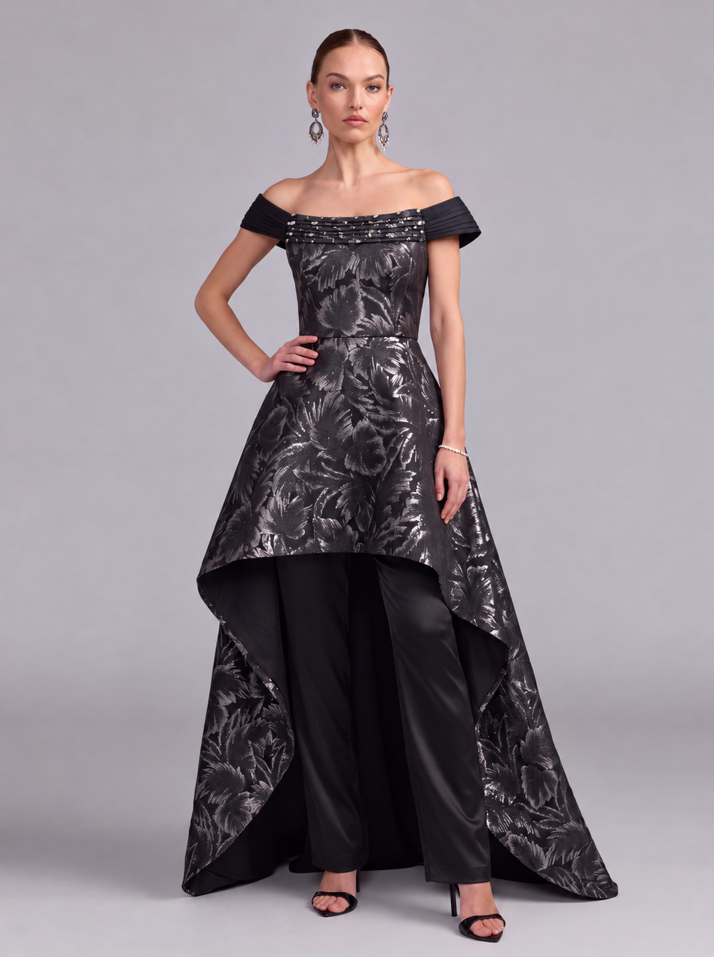 Silver Petal Gown